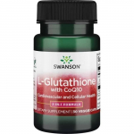 SWANSON L-glutatioon + koens&uuml;&uuml;m Q10 (30 kapslit)