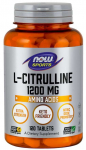 NOW FOODS L-tsitrulliin 1200 mg (120 tabletti).