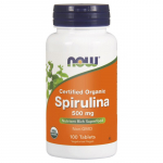 NOW FOODS ECO Spirulina 500 mg (100 tabletti).