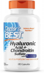 Doctor's Best h&uuml;aluroonhape + kondroitiinsulfaat koos BioCell kollageeniga - 180 kapslit