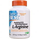 "DOCTOR'S BEST pikatoimeline ja kohese vabanemisega" L-arginiin 500 mg (120 tabletti)