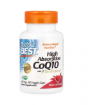 DOCTOR'S BEST koens&uuml;&uuml;m Q10 400 mg ja piperiin BioPerine - vegan (60 kapslit).