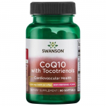 SWANSON CoQ10 100 mg koos tokotrienoolidega 10 mg (60 kapslit).