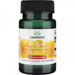 SWANSON Vitamiin B6 20 mg (60 kapslit)