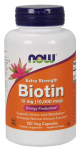 NOW Foods Biotiin, 10 mg ekstra tugevusega - 120 kapslit