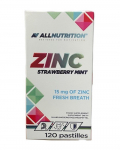 Allnutrition Zinc, 15mg (maasika-m&uuml;nt) - 120 pastilli