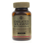 SOLGAR kelaatsed solamiinid multimineraalid - kelaatsed mineraalsoolad (90 tabletti).