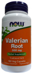 NOW Foods palderjanijuur, 500 mg - 100 kapslit