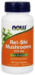 NOW FOODS Rei-Shi seened - Reishi ja Shiitake 270 mg (100 kapslit).