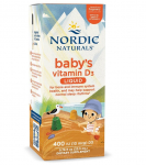NORDIC NATURALS imikutele m&otilde;eldud D3-vitamiin 400 R&Uuml; (22,5 ml)