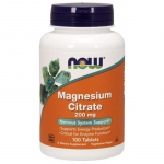 Now Foods magneesiumtsitraat 200 mg - 100 tabletti