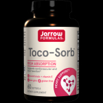 Jarrow Formulas Toco-Sorb, segatud tokotrienoolid ja E-vitamiin - 60 pehmet kapslit
