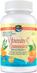 Nordic Naturals C-vitamiini kummikommid, 250mg mandariini maitsega - 120 kummikommi