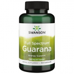 Swansoni t&auml;isspektriga guaraana, 500 mg - 100 kapslit