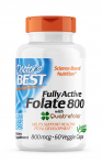 DOCTOR'S BEST folaat Quatrefolic 800 mcg (60 kapslit)