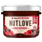 Allnutrition Nutlove, kr&otilde;bedad &scaron;okolaadi-vaarikamaitselised maiustused - 200 grammi