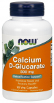 NOW Foods kaltsium-D-gl&uuml;karaat, 500 mg - 90 kapslit