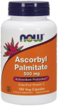 NOW Foods askorb&uuml;&uuml;lpalmitaat, 500 mg - 100 kapslit