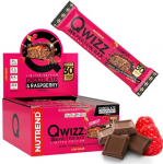 Nutrend Qwizz 35% proteiinibatoon, &scaron;okolaadi-vaarika - 12 x 60g
