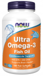 NOW FOODS Ultra Omega-3 (kala&otilde;li) (180 kapslit)