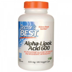 Doctor's Best ALA - alfa-lipohape 600 mg (180 kapslit)