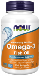 NOW FOODS Omega 3 - DHA 120 mg + EPA 180 mg (100 kapslit)