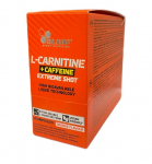 Olimp Nutrition L-karnitiin + kofeiin Extreme Shot, apelsin - 10 x 25 ml.