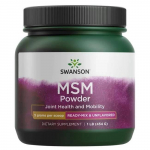 SWANSON v&auml;&auml;vel MSM - met&uuml;&uuml;lsulfon&uuml;&uuml;lmetaani pulber (454 g)