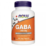 Now Foods GABA 750 mg - 100 k&ouml;&ouml;giviljakapslit