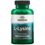 SWANSON AjiPure L-l&uuml;siin 500 mg (90 kapslit).