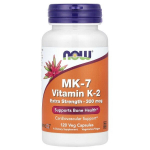 NOW Foods MK-7 K-2-vitamiin, 300mcg ekstra tugevusega - 120 kapslit