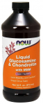 NOW FOODS Gl&uuml;koosamiin, kondroitiin ja MSM (473 ml)