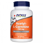 Now Foods atset&uuml;&uuml;l-L-karnitiin 750 mg - 90 tabletti