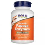 Now Foods N&auml;ritavad Ens&uuml;&uuml;m Papaia - 180 Pastilli