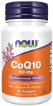 NOW Foods CoQ10 seleeni ja E-vitamiiniga, 50 mg - 50 kapslit