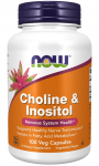 NOW Foods koliin ja inositool - 100 kapslit