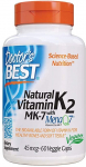 DOCTOR'S BEST K2-vitamiin MK7 45 mcg (60 kapslit)