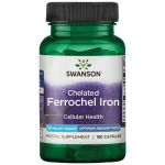 SWANSON Albion Ferrochel raudkelaat 18 mg (180 kapslit)