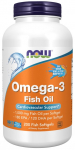 NOW Foods Omega-3 kala&otilde;li, molekulaarselt destilleeritud - 200 kalapehmet kapslit
