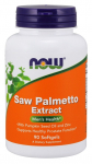 NOW Foods Saw Palmetto ekstrakt k&otilde;rvitsaseemne&otilde;li ja tsinkiga, 80mg - 90 kapslit