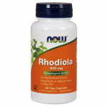 NOW FOODS Rhodiola Rosea - m&auml;girhodiola 500 mg (60 kapslit).