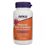 Now Foods Beetakaroteen Looduslik 7500 mcg (25000 R&Uuml;) - 90 pehmet kapslit