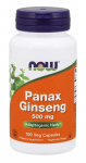 NOW FOODS Panax žen&scaron;enn - žen&scaron;enn 500 mg (100 kapslit).