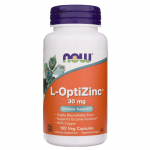 Now Foods L-OptiZinc 30 mg - 100 taimekapslit