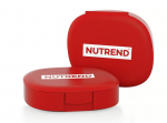 "Nutrend Pill Box" kapslite karp, vitamiinid lahtritega, punane