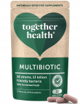"TOGETHER Multibiotic" - bakterit&uuml;ved ja k&auml;&auml;ritatud toidud (30 kapslit).