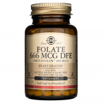 Solgar Folate 666 mcg DFE (Metafolin&reg; 400 mcg) - 100 tabletti