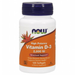 NOW FOODS D3-vitamiin 2000 R&Uuml; (120 kapslit)