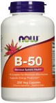 NOW Foods Vitamiin B-50 - 250 kapslit