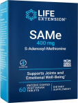 Life Extension SAMe S-Adenosyl-Methionine, 400mg - 60 enterokattega tabletti